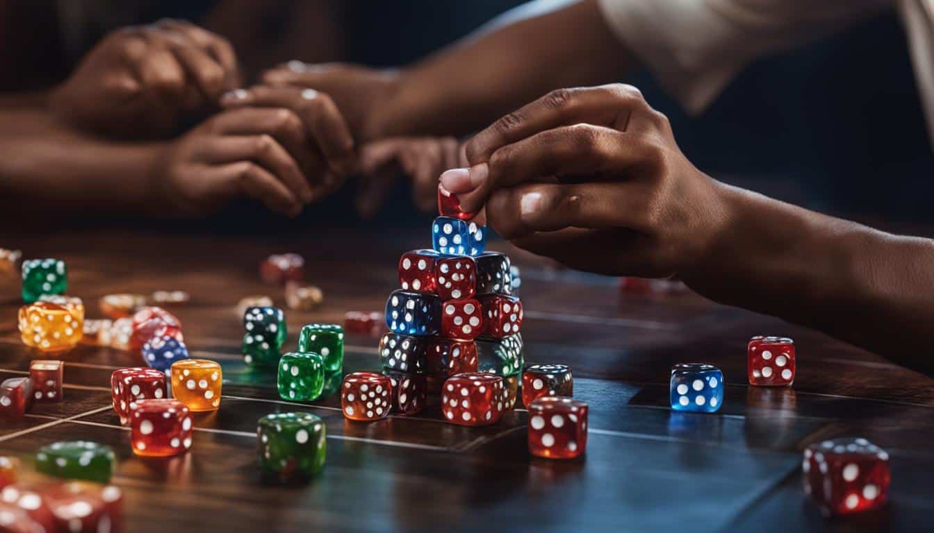 how to play stack dice game